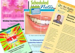 Examples of email greeting cards, custom emails and newsletters.